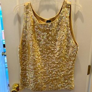 INC Sequin Tank Top Sweater - Size Large